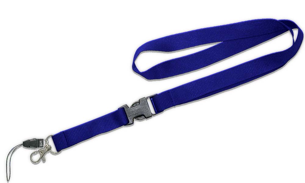 Lanyard With Detachable Buckle Royal Blue - ahadubai