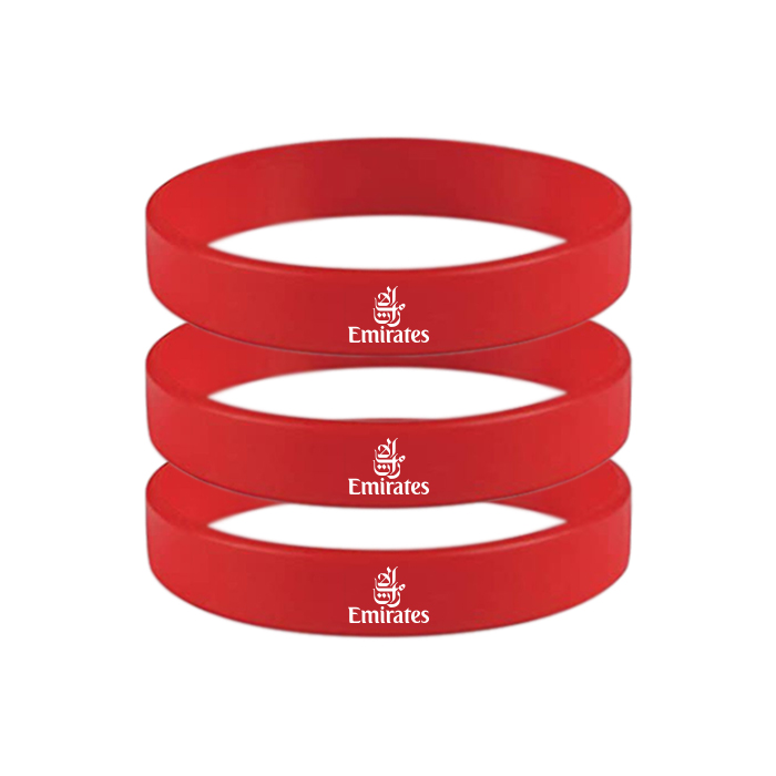 Red Rist Band Red Color Silicone Wristband - ahadubai